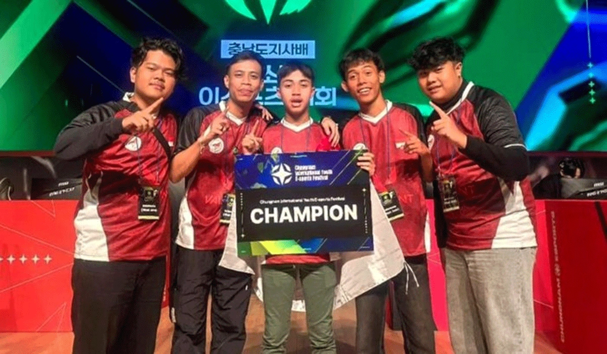 Bangga! Tim Esport Jabar Sabet Juara di Turnamen Internasional Korea Selatan
