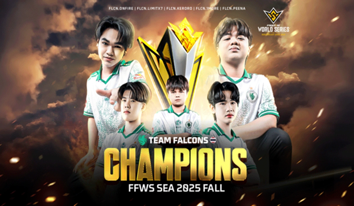 Back to Back Champion, Team Falcons Ukir Sejarah di FFWS SEA 2025 Fall