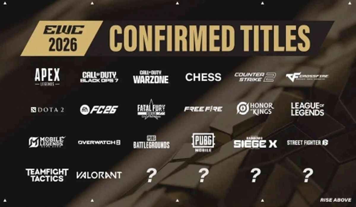 20 Game Awal Esports World Cup 2026 Diumumkan, Ada Yang Baru Dan Lawas
