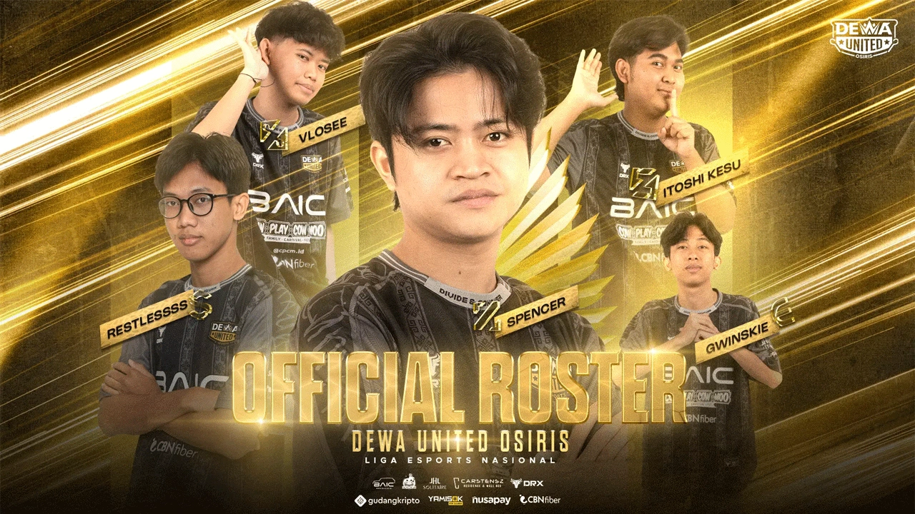 Dewa United Osiris Kuasai Top 3 Di Klasemen Liga Esports Nasional Pekan Pertama